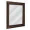 Head West® 34.5" Deep Bronze Beaded Rectangular Framed Beveled Accent Wall Mirror